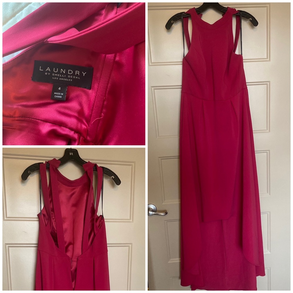 Laundry hi-lo formal gown
